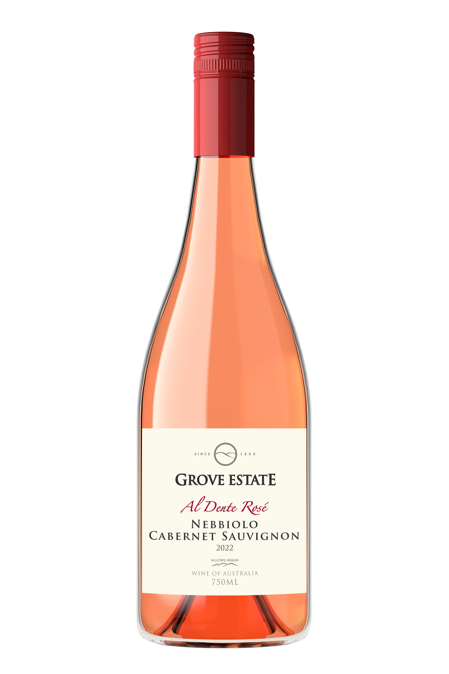 Grove Estate, Al Dente Rosé, Nebbiolo Cabernet Sauvignon, 2022