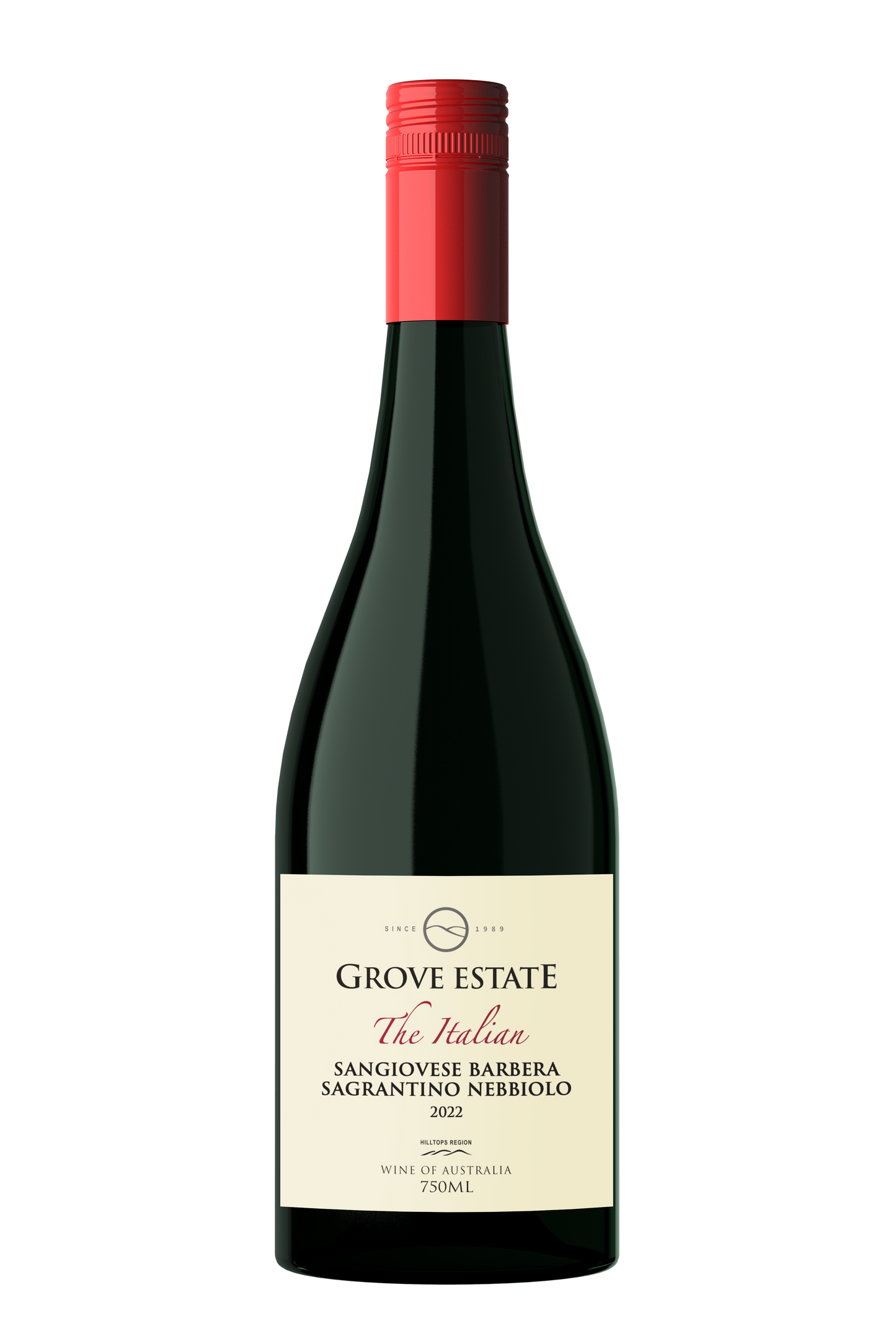 Grove Estate, The Italian, Sangiovese, Barbera, Sagrantino, Nebbiolo 2022