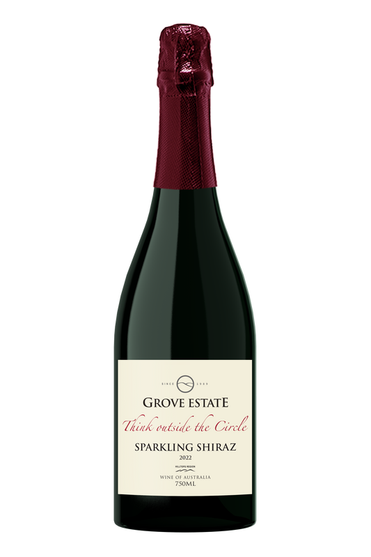 Grove Estate, Think Outside the Circle, Sparkling Shiraz 2022