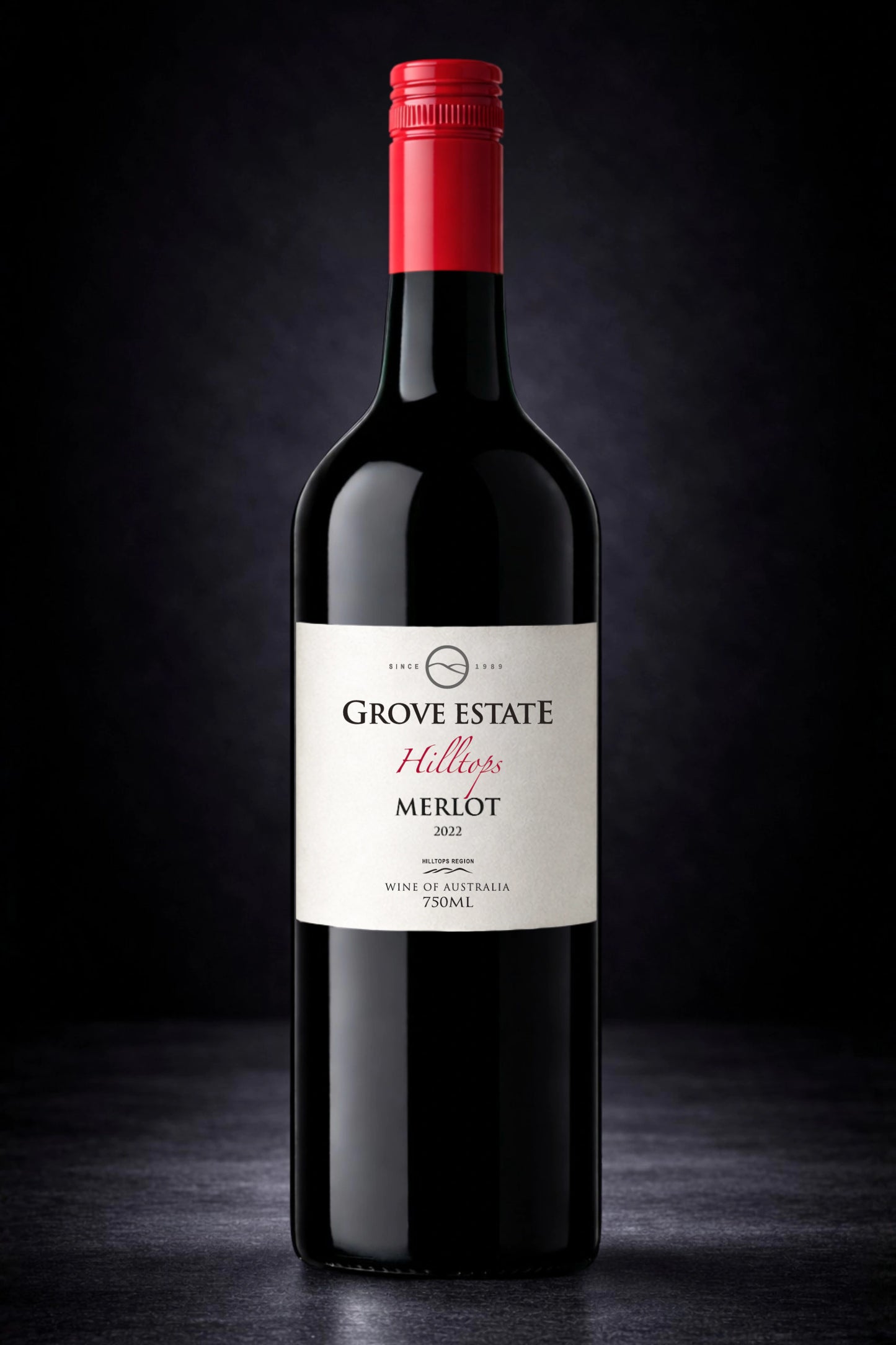 Grove Estate, Hilltops, Merlot 2022