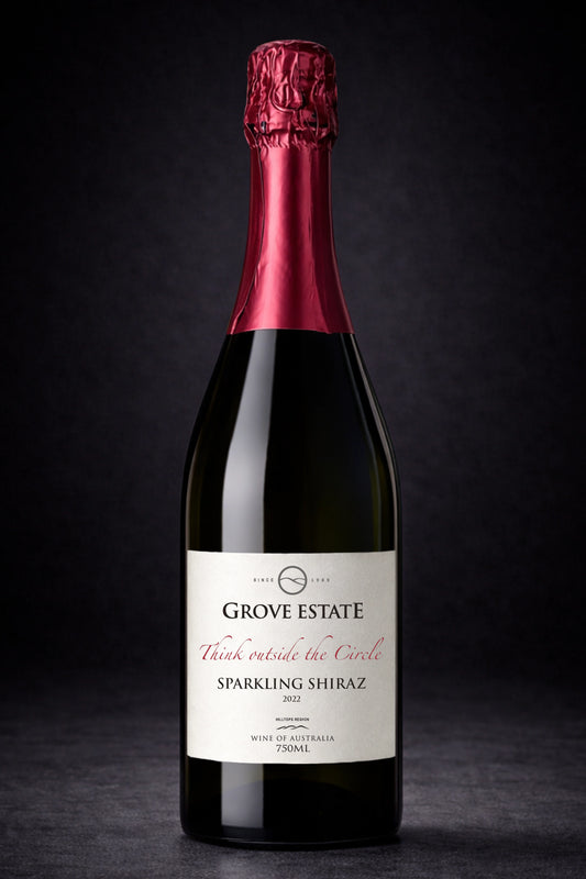 Grove Estate, Think Outside the Circle, Sparkling Shiraz 2022